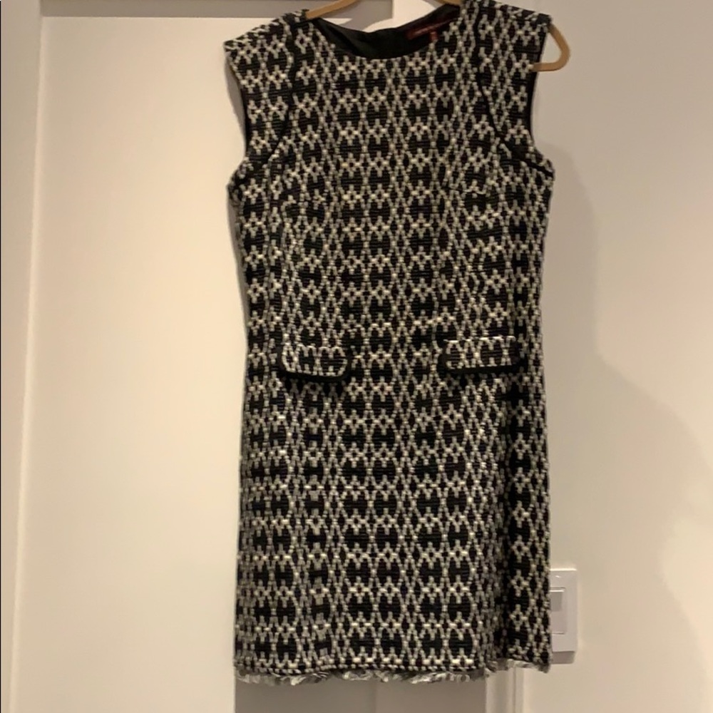 Black and White patterned dress